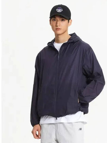 NBNAE31323 UNI ESS lightweight woven jacket NAVY - NEW BALANCE - BALAAN 1