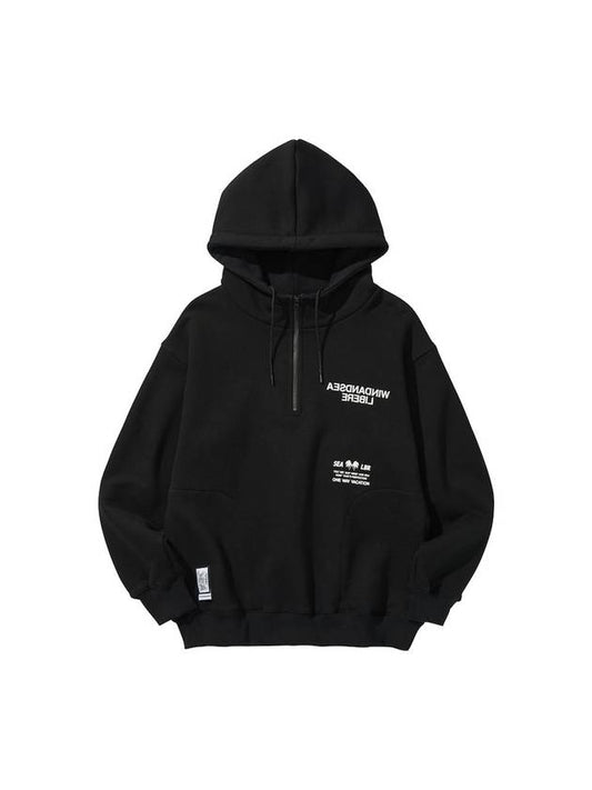 WDS x HARF ZIP HOODIE BLACK - LIBERE - BALAAN 2