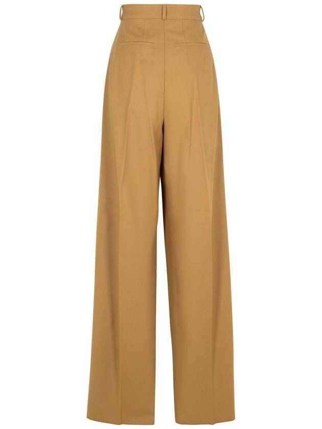 Sportmax 'Kiens12' Brown Virgin Wool Pants - MAX MARA SPORTMAX - BALAAN 3