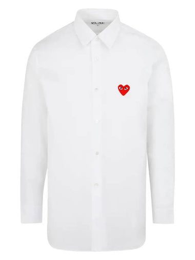 Red Heart Waffen Shirt - COMME DES GARCONS PLAY - BALAAN 1