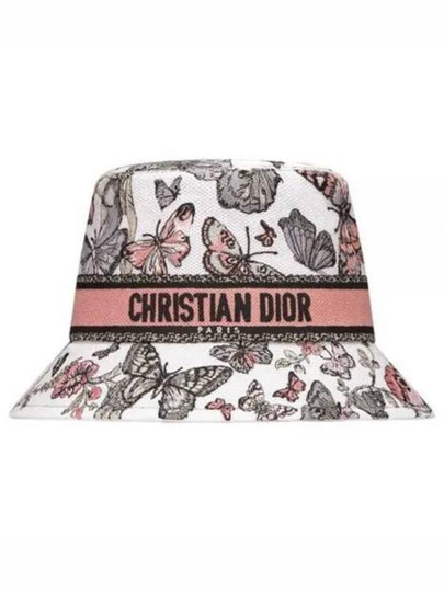 D Bobby Toile De Jouy Mexico Small Bucket Hat White - DIOR - BALAAN 2