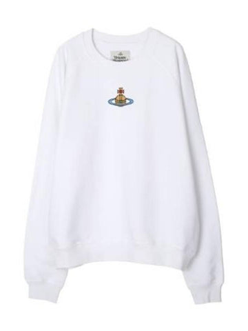 Sweatshirt with embroidered logo ragran sweatshirt - VIVIENNE WESTWOOD - BALAAN 1