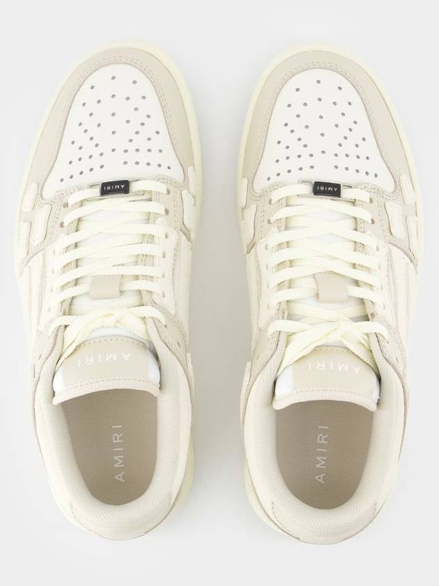 Skel Top Low Sneakers - Amiri - Leather - Beige - AMIRI - BALAAN 4