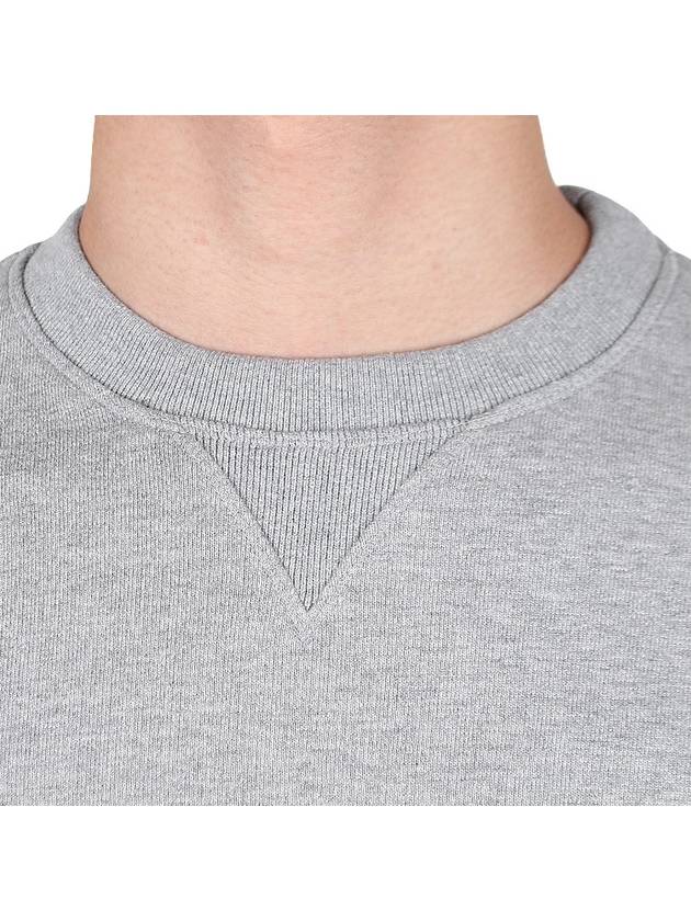 4 Bar Loopback Jersey Sweatshirt Light Grey - THOM BROWNE - BALAAN 6