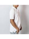 Men s Foxhead Patch Regular Polo LM00208KJ7002 White - MAISON KITSUNE - BALAAN 3