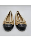 Two Tone Lambskin Ballerina Beige Black - CHANEL - BALAAN 3