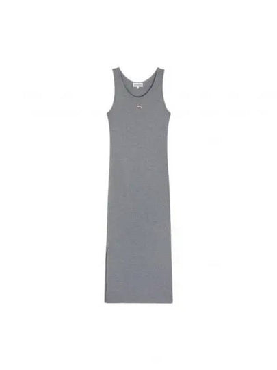 Baby Fox Ribbed Tank Long Dress Grey - MAISON KITSUNE - BALAAN 2