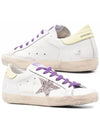 Women's Glitter Yellow Tab Superstar Sneakers White - GOLDEN GOOSE - BALAAN 2