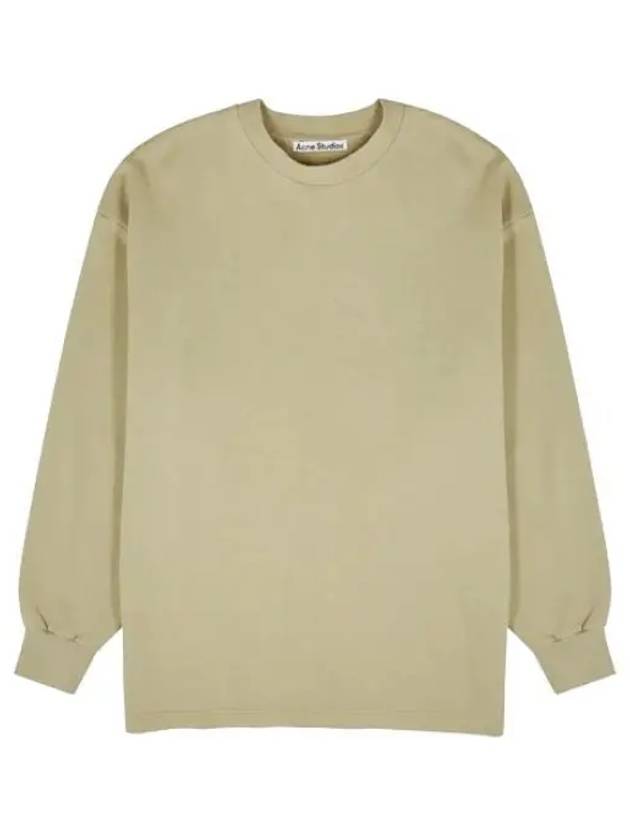 Logo Oversized Fit Sweatshirt Dusty Green - ACNE STUDIOS - BALAAN 2