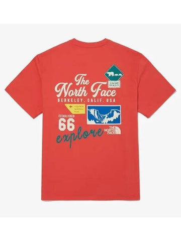 The North Face NT7UQ10N White Label Emblem Archive Short Sleeve Round Tee - THE NORTH FACE - BALAAN 1