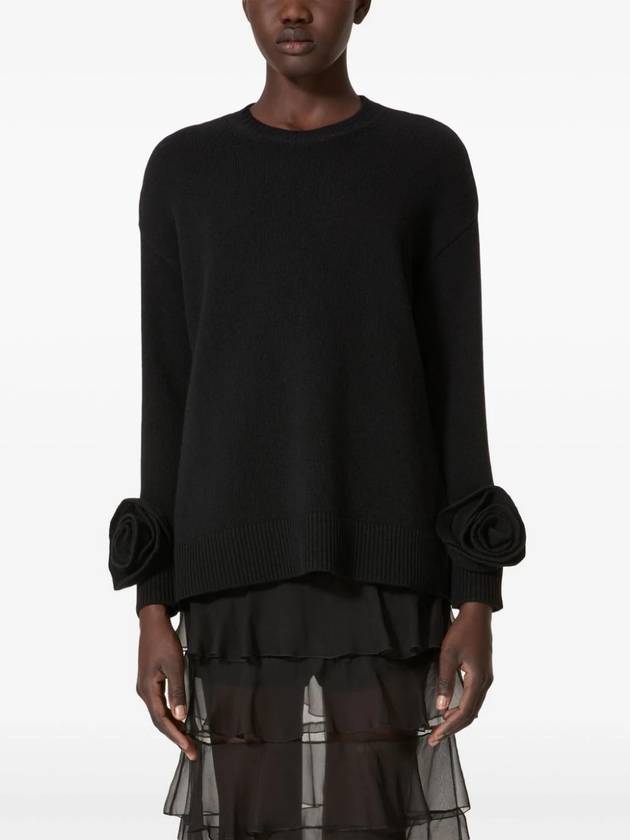 Valentino Garavani Sweaters Black - VALENTINO - BALAAN 3