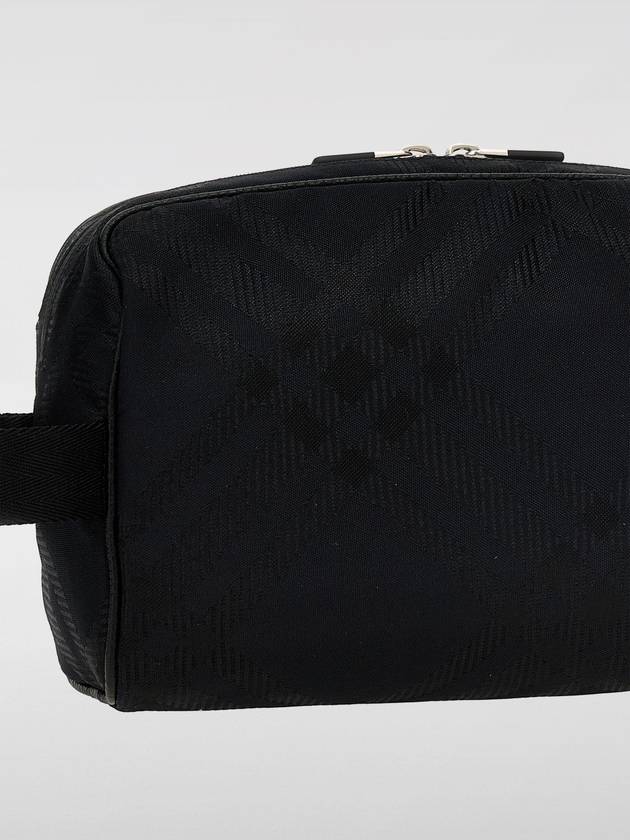 Check Jacquard Belt Bag Black - BURBERRY - BALAAN 4