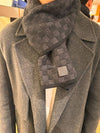 Neo Petit Damier Scarf Dark Grey - LOUIS VUITTON - BALAAN 6