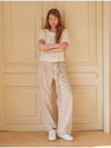 Waist String Pants Beige - CORCA - BALAAN 1