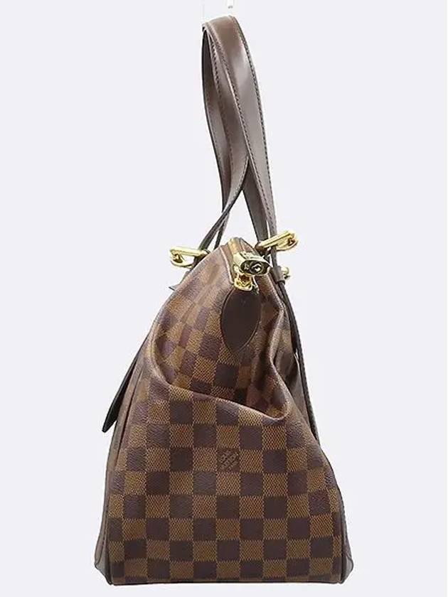 N41118 Damier Eben Canvas Verona MM Tote Bag - LOUIS VUITTON - BALAAN 3