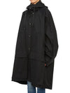 Women's Hooded Raincoat Black - LEMAIRE - BALAAN 5