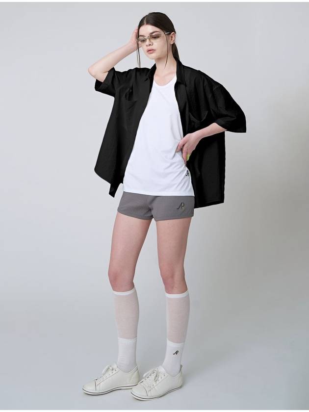 AU41SH03 Half sleeve shirt_Black - ATHPLATFORM - BALAAN 4