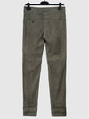 Women's Suede Straight Pants Dust - BRUNELLO CUCINELLI - BALAAN 3