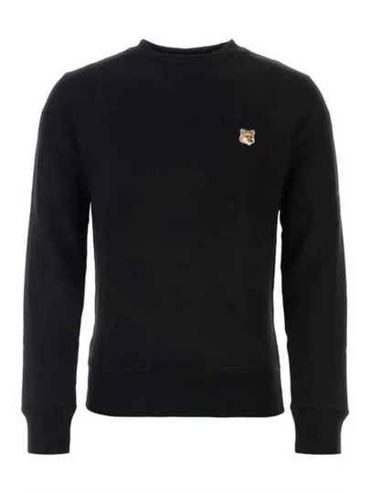 Fox Head Patch Regular Sweatshirt Black - MAISON KITSUNE - BALAAN 2