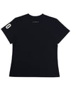 AC Straight Printed Short Sleeve T-Shirt Black - COURREGES - BALAAN 3