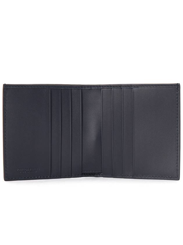 Intrecciato Half Wallet Navy - BOTTEGA VENETA - BALAAN 5