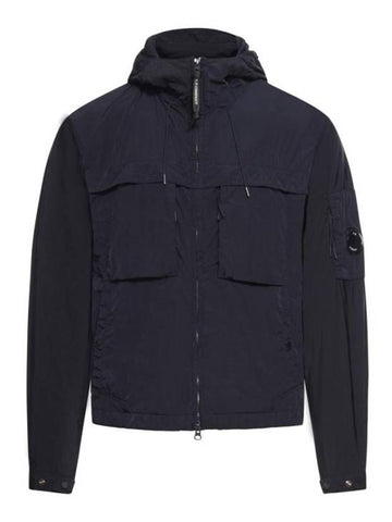 Chrome R Hooded Jacket Navy - CP COMPANY - BALAAN 1