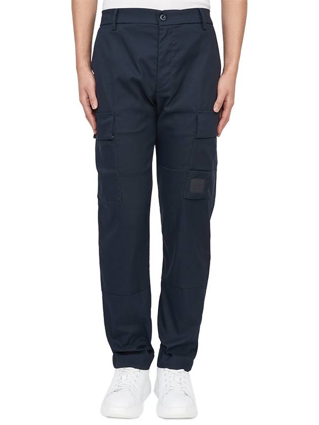 Technical Panama Ergonomic Cargo Straight Pants Navy - CP COMPANY - BALAAN 2