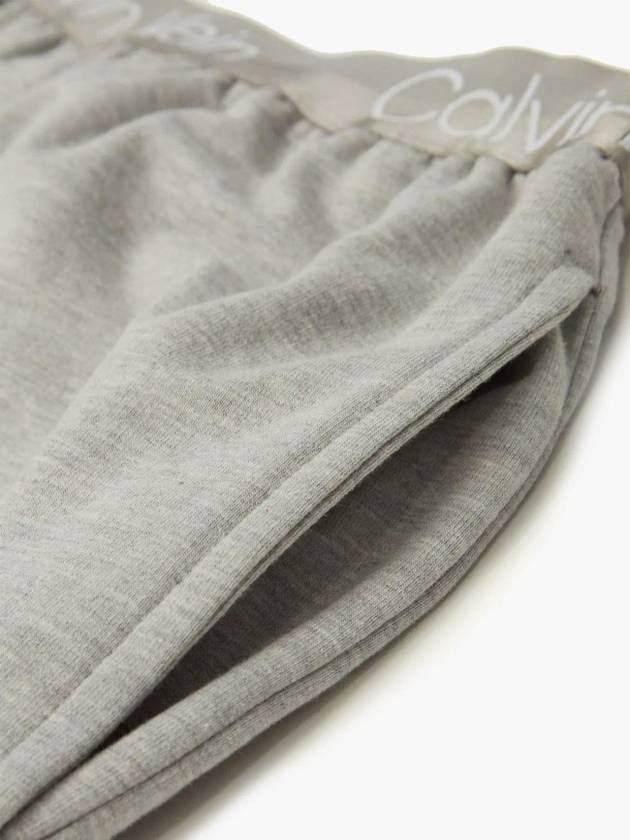 Underwear Check Cotton Blend Pajama Shorts Pants Gray - CALVIN KLEIN - BALAAN 5