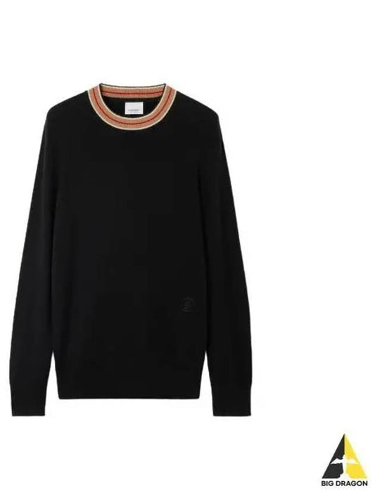 Cashmere Knit Top Black - BURBERRY - BALAAN 2