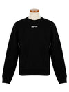 face logo sweatshirt black - OFF WHITE - BALAAN 3