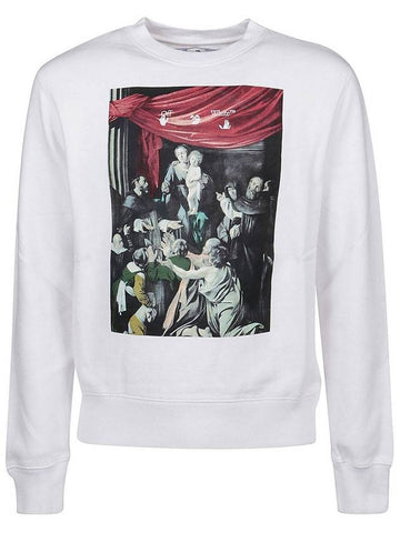 Caravaggio painting logo sweatshirt - OFF WHITE - BALAAN 1