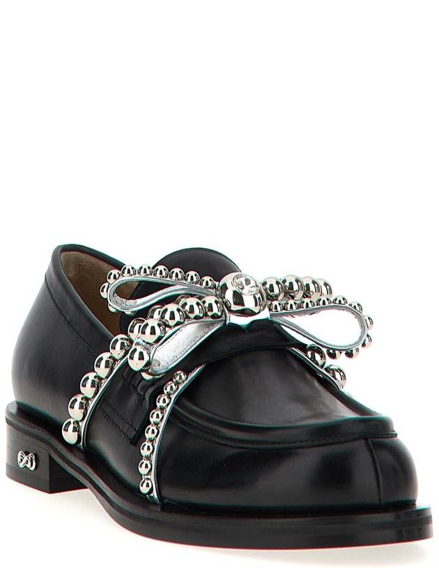 Mach & Mach 'Crystal Studs' Loafers - MACH & MACH - BALAAN 2