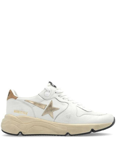 Running Sole Sports Low Top Sneakers Gold White - GOLDEN GOOSE - BALAAN 2