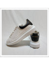 Oversized Leather Tab Low Top Sneakers White - ALEXANDER MCQUEEN - BALAAN 5