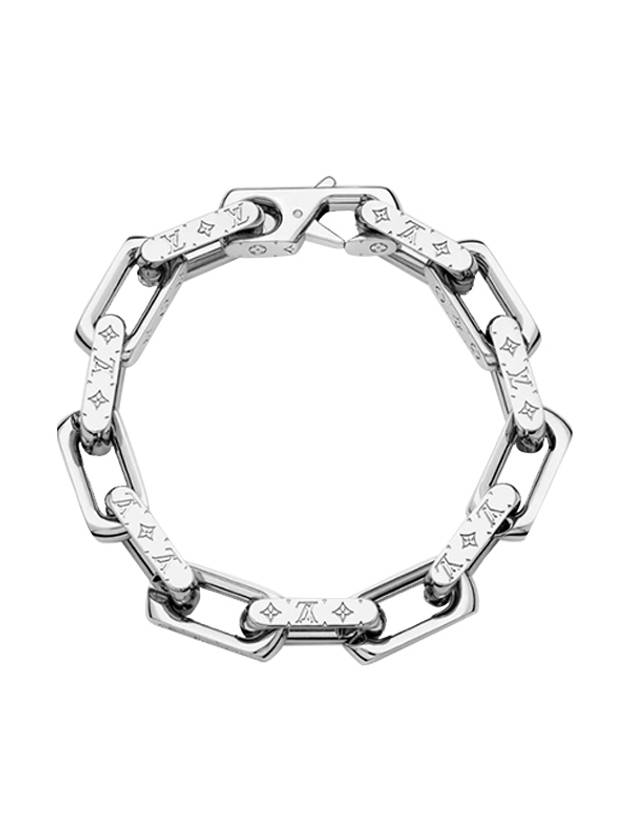 Monogram Chain Bracelet Silver - LOUIS VUITTON - BALAAN 2