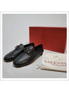 Men's V Logo Moccasin Loafer Driving Shoes Black - VALENTINO - BALAAN.