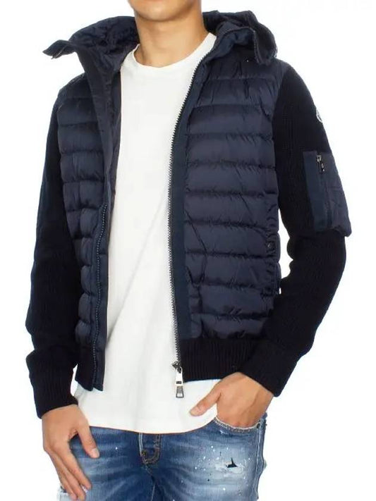 padding mix knit zip up cardigan 9B50800 A9340 777 - MONCLER - BALAAN 2