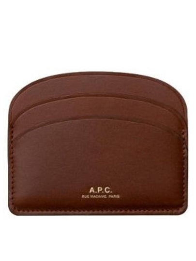 Demi Lune Card Wallet Brown - A.P.C. - BALAAN 2