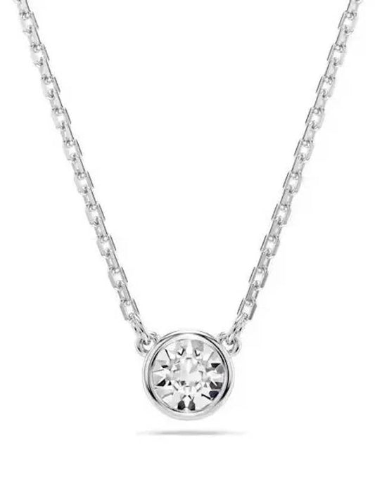 Imber Crystal Pendant Necklace Silver - SWAROVSKI - BALAAN 2