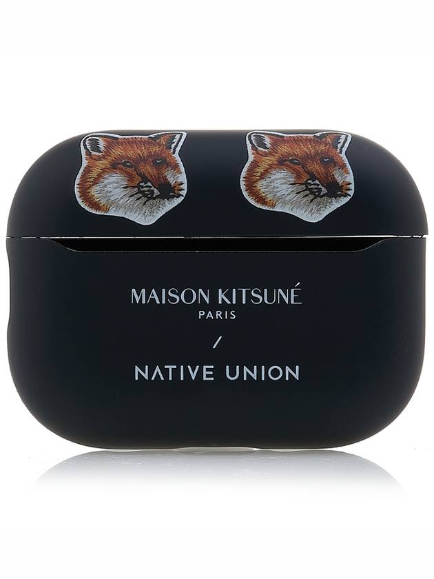 Maison Kitsune Foxhead AirPods Case APPRO2BLKAOF BK - MAISON KITSUNE - BALAAN 3