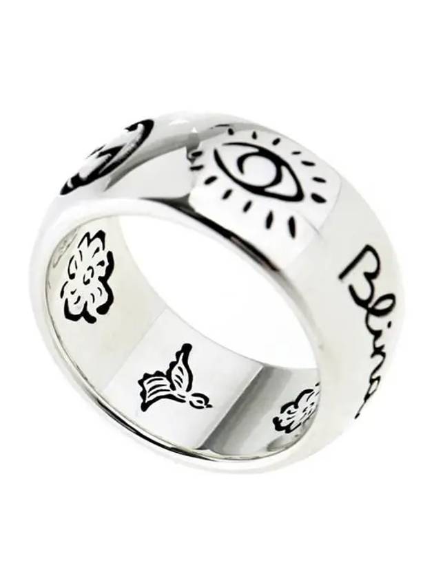 Blind For Love Ring Silver YBC455248001 - GUCCI - BALAAN 4