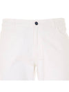UPKN038 K0707D03 WHITE KNT Straight Cotton White Pants - KITON - BALAAN 4