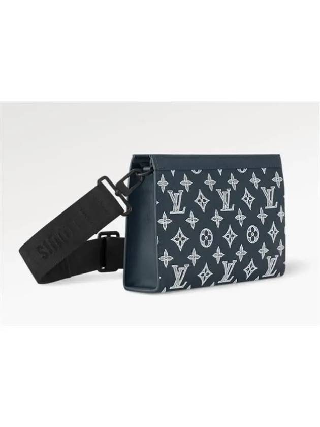 Gaston Wearable Monogram Shadow Long Wallet Ink Blue - LOUIS VUITTON - BALAAN 3