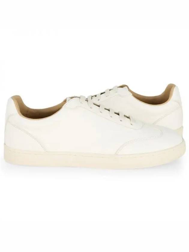 Deerskin Trainers Latex Sole Low Top Sneakers White - BRUNELLO CUCINELLI - BALAAN 2