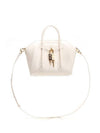 Antigona Lock Mini Cross Bag White - GIVENCHY - BALAAN 1