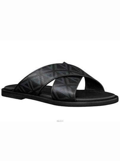 CD Diamond Alias Slipper Black - DIOR - BALAAN 2