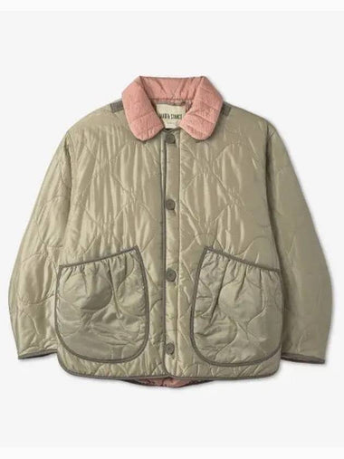 Reversible Crop Quilt Jacket Sage Pink COREWQL05CPLSPLEPNK - MARFA STANCE - BALAAN 1