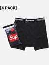 Haines Boxer Briefs 4 Pack Set Black - SUPREME - BALAAN 2