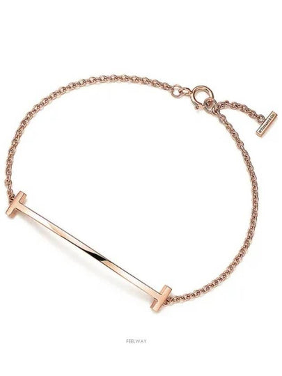 Women's T Smile Bracelet Rose Gold - TIFFANY & CO. - BALAAN 2