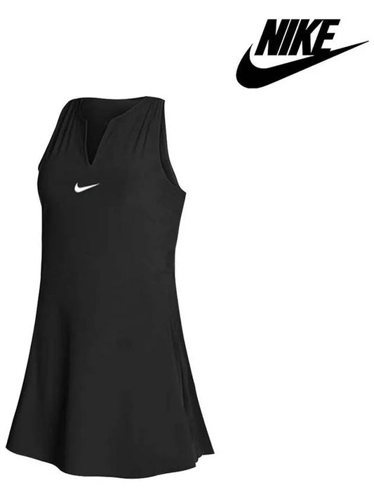 Women s Dry Fit Advantage Tennis Dress One Piece DX1427 010 - NIKE - BALAAN 1